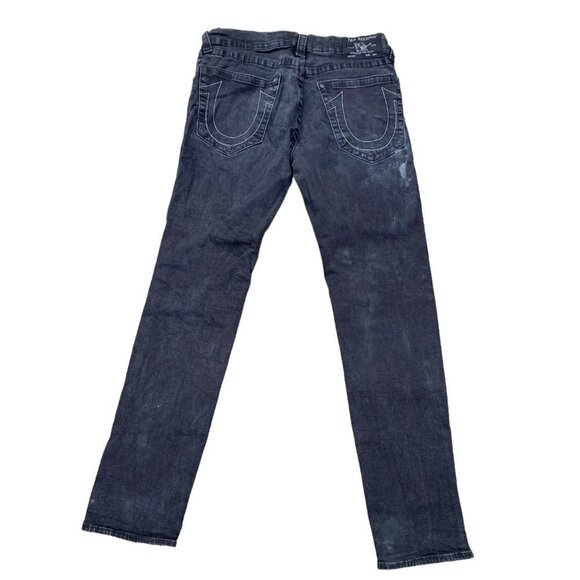 True Religion Jeans Size 34 GENO Black - Picture 4 of 5